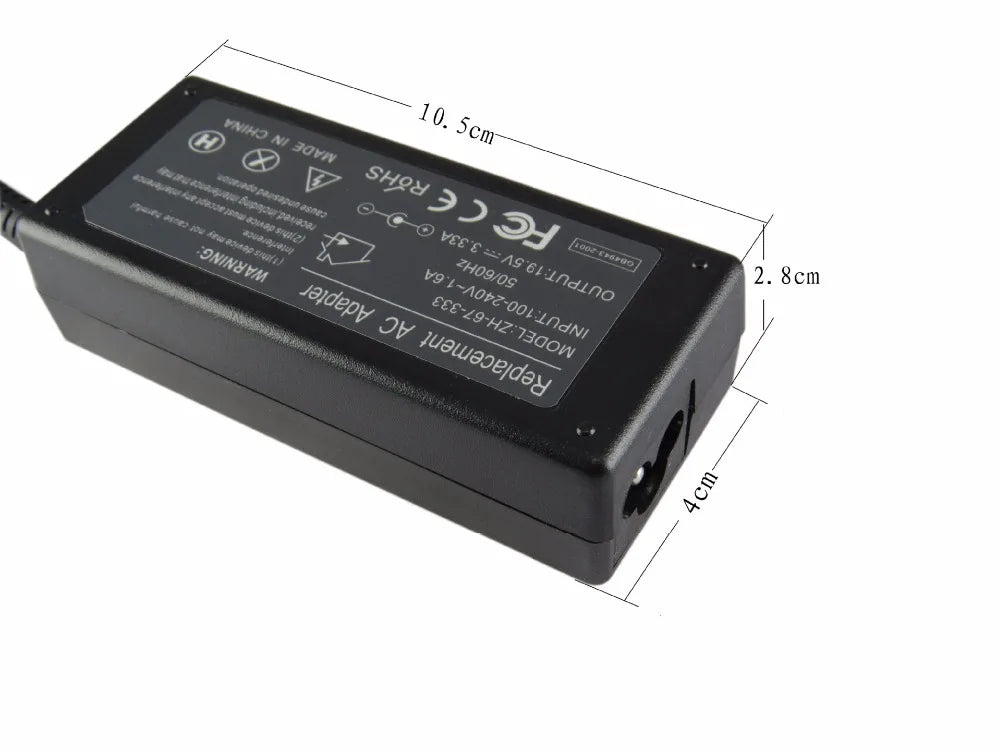 19.5V 3.33A 65W Laptop Ac Power Adapter Charger