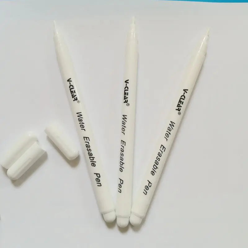 VCLEAR Water Soluble Pen White Color 3 Pcs