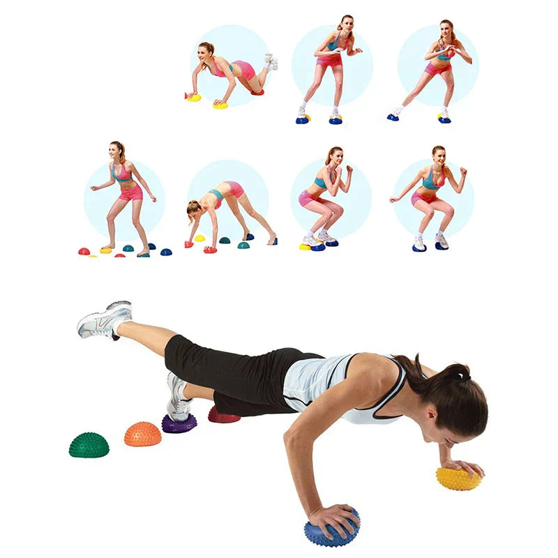 Yoga Half Ball Fitness Equipment Kids Elder Durian