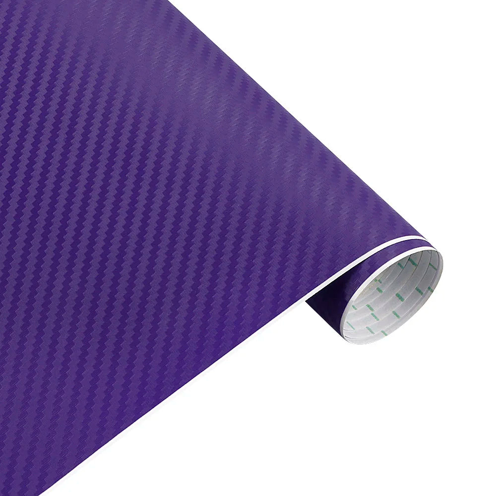 30cmx127cm 3D Carbon Fiber Vinyl Car Wrap Sheet