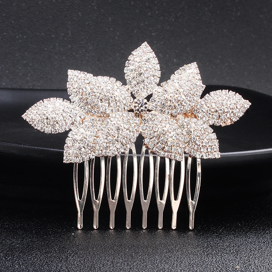 Miallo Full Austrian Crystal Hair Combs Fashion Wedding
