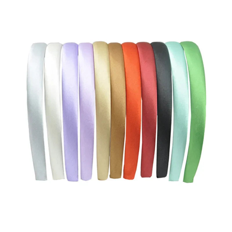 24Pcs/Lot 15mm 24 Colors Satin Fabric Covered Resin