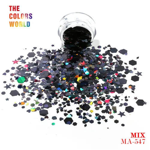 TCT-093 Mix Shape Mix Size Nail Glitter