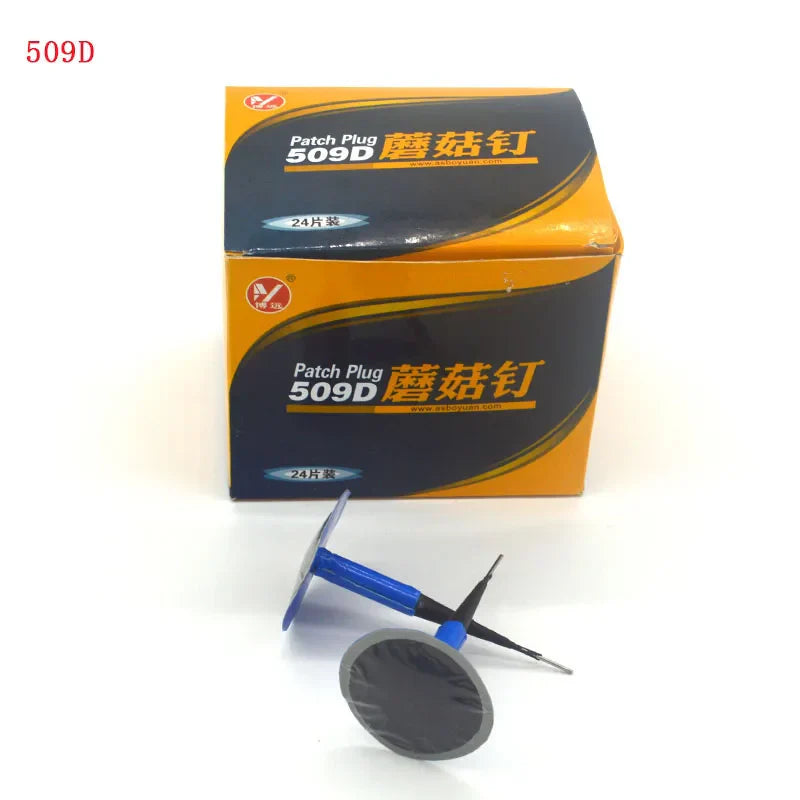 24pcs/boxof mushroom nail-tyre film tyre cold patch film