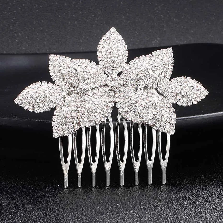 Miallo Full Austrian Crystal Hair Combs Fashion Wedding