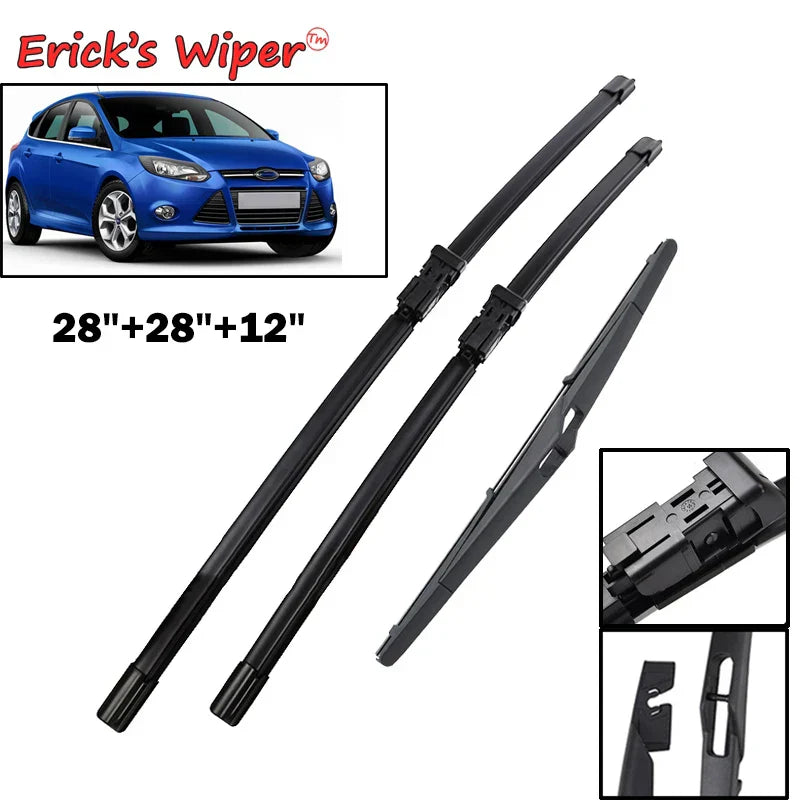 Erick's Wiper Front & Rear Wiper Blades Set