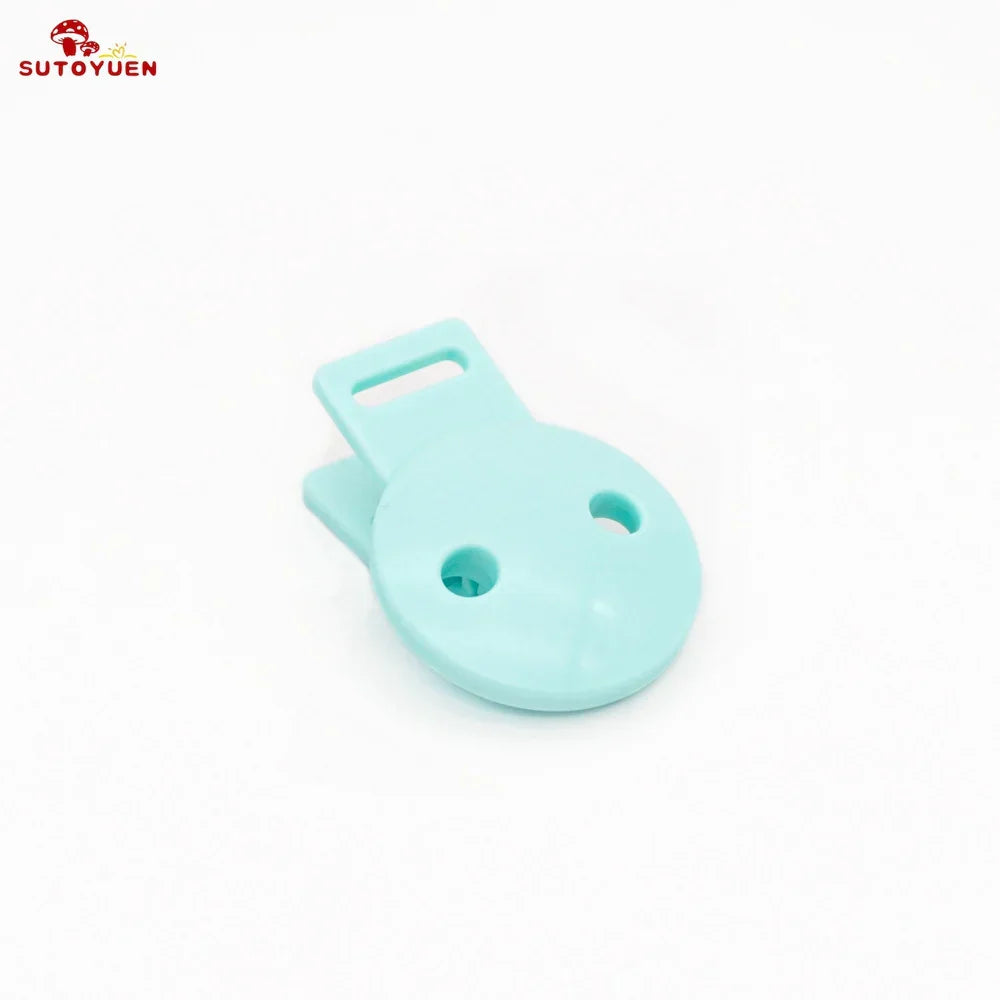 Sutoyuen 20pcs Round Head Pacifier Clip Soother Holder