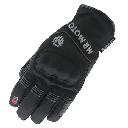 Motorbike Heat Gloves Worm Gear M,L,Xl,XXL Black Red Racing Leather Winter Scooter Long Snowmobiles Gloves Motocycle Men
