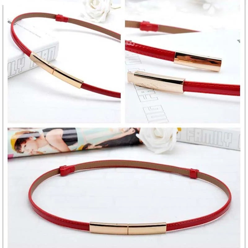 KYLIE PINK 2020 New Fashion Leather Belts for