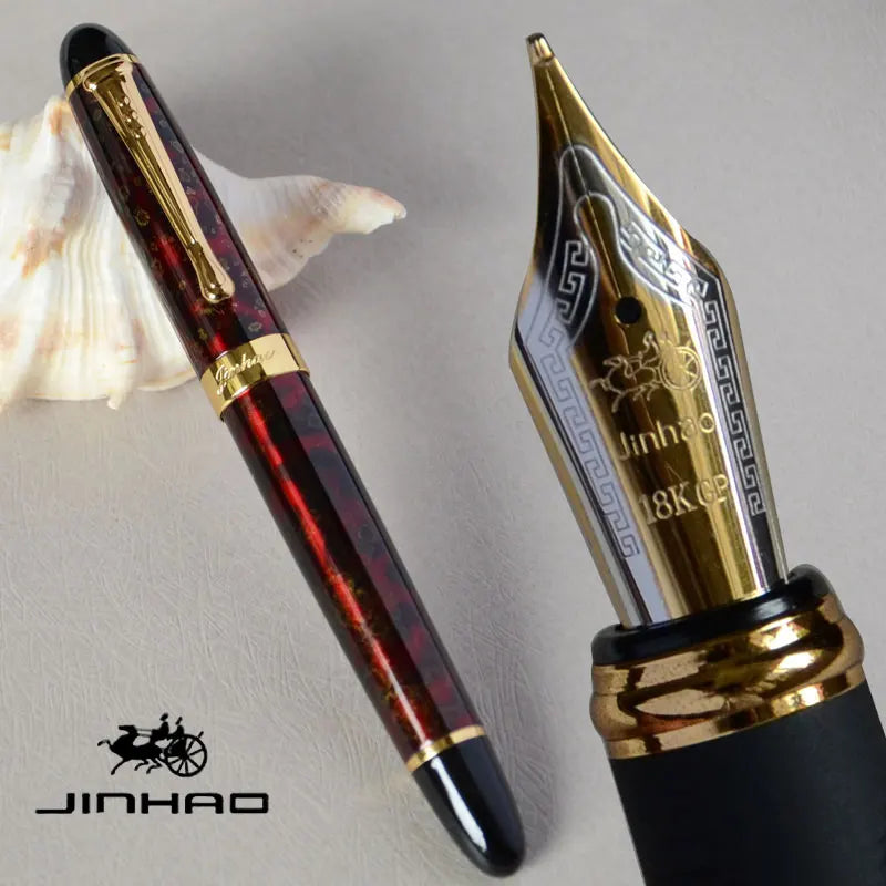 IRAURITA FOUNTAIN PEN JINHAO X450 DARK GREEN AND