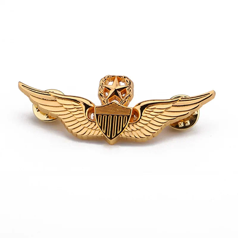 Classic Men Brooches Vintage WWII USAF Wings Military