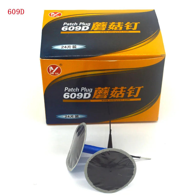 24pcs/boxof mushroom nail-tyre film tyre cold patch film