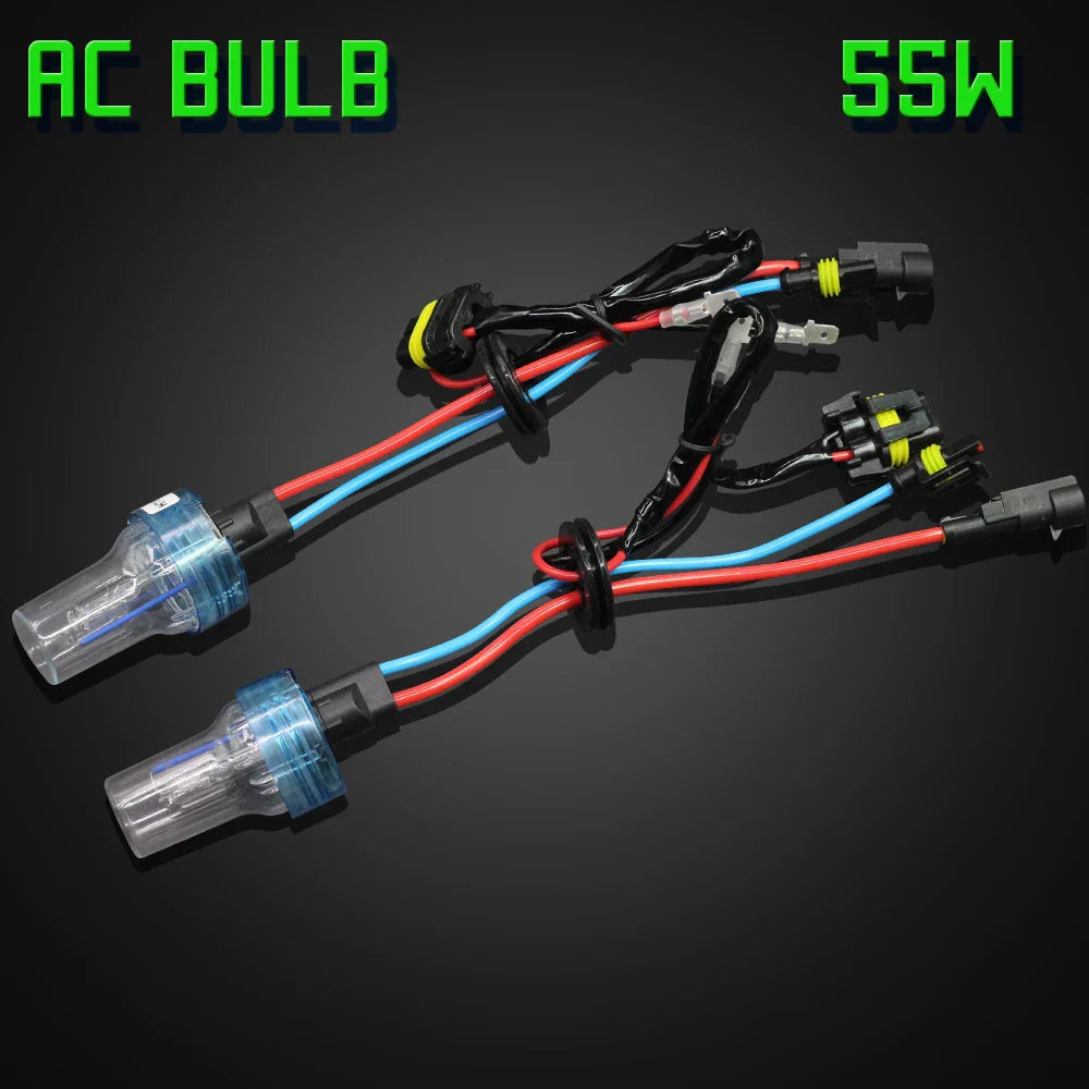 H1 H3 H7 H8 H11 9005 HB3 9006 HB4 881 880 9012 Car Xenon Light HID Kit AC Ballast + Bulb 55W 3000K-8000K For Headlight Fog Light