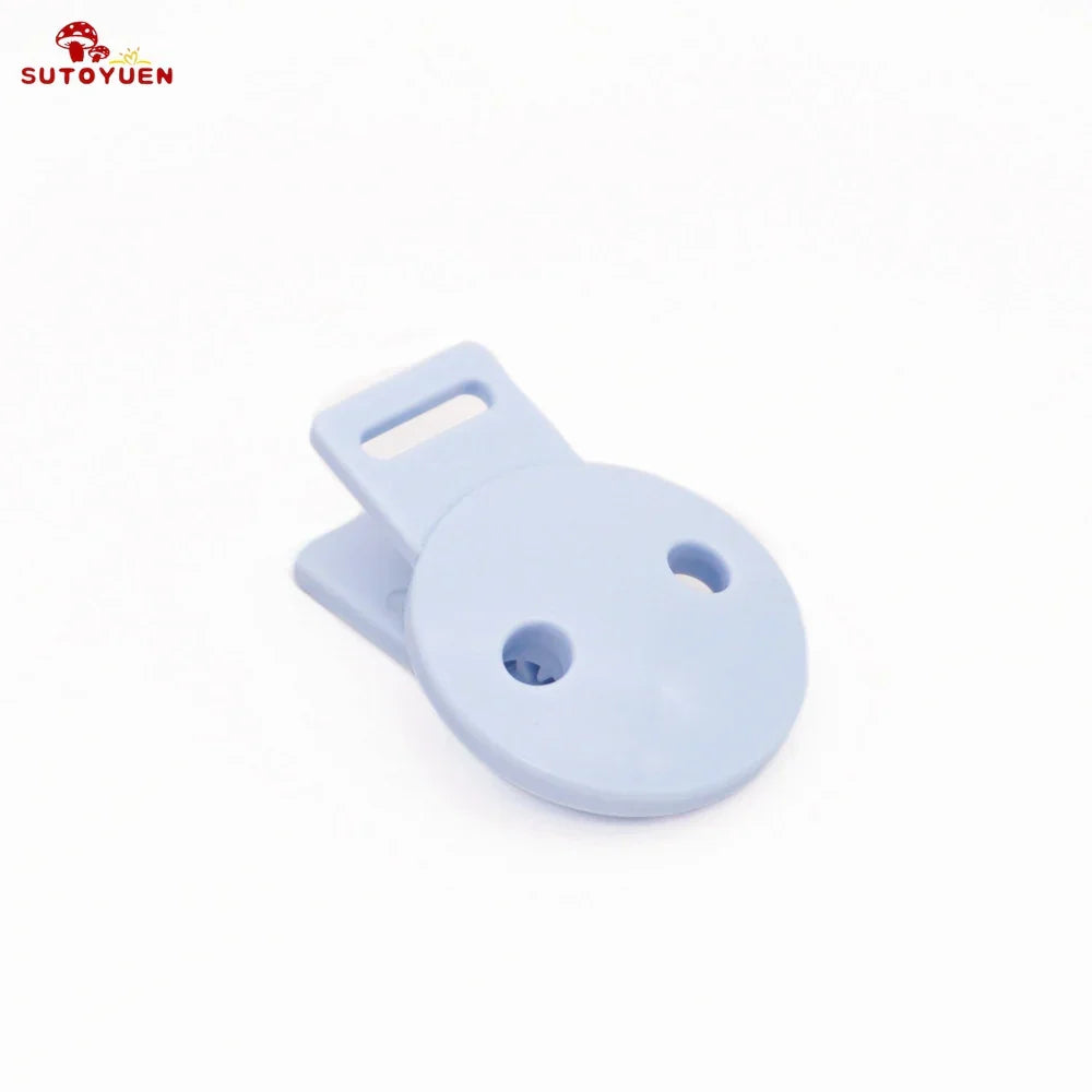 Sutoyuen 20pcs Round Head Pacifier Clip Soother Holder