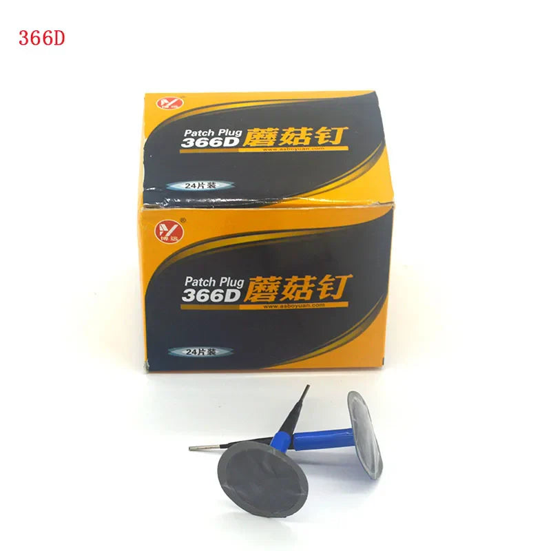 24pcs/boxof mushroom nail-tyre film tyre cold patch film