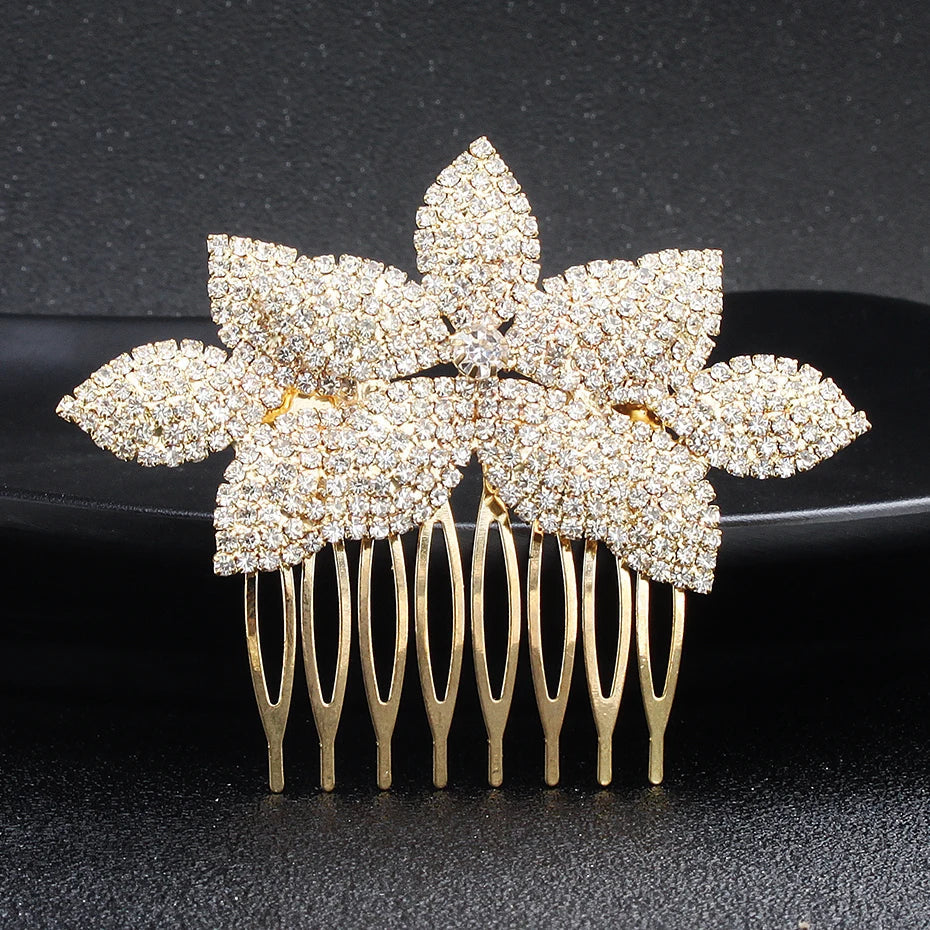 Miallo Full Austrian Crystal Hair Combs Fashion Wedding