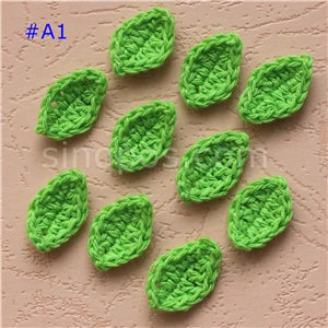 100 Colorfull Handmade Cotton Crochet Flowers, quilt scrapbooking