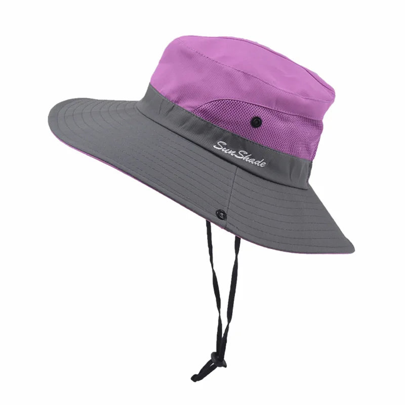 Parent-child Unisex Summer Foldable Sun Fisherman Hat Men