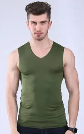 Summer Men Vest No trace of ice silk