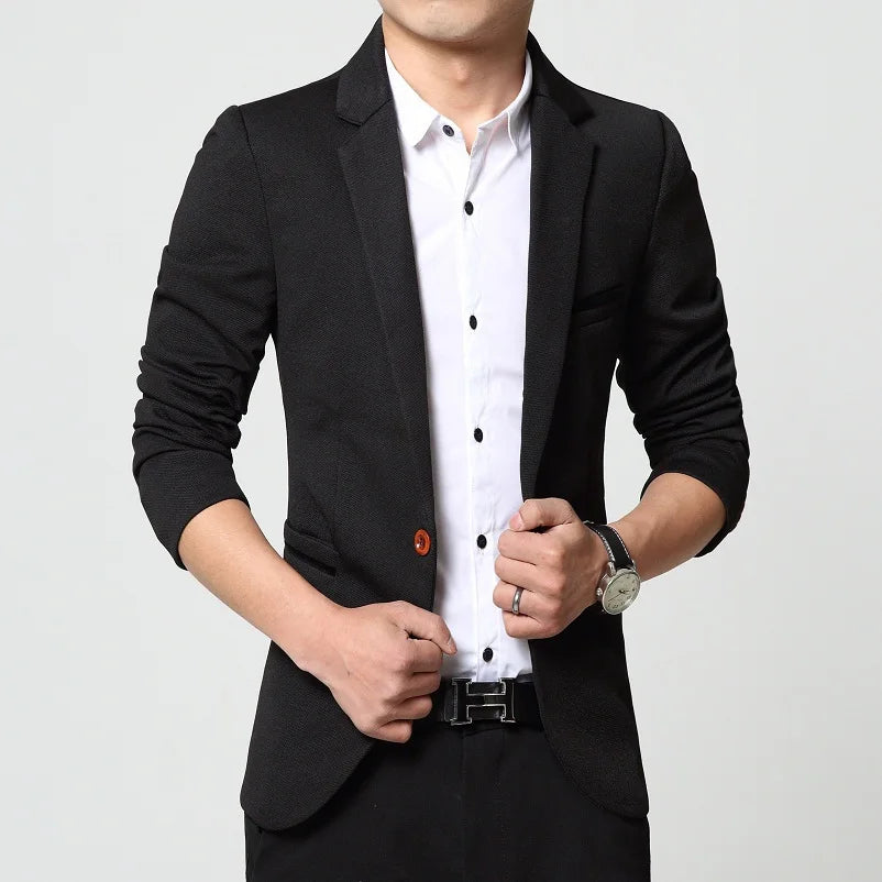 2023 Men slim fit fashion blazer Suit Jacket