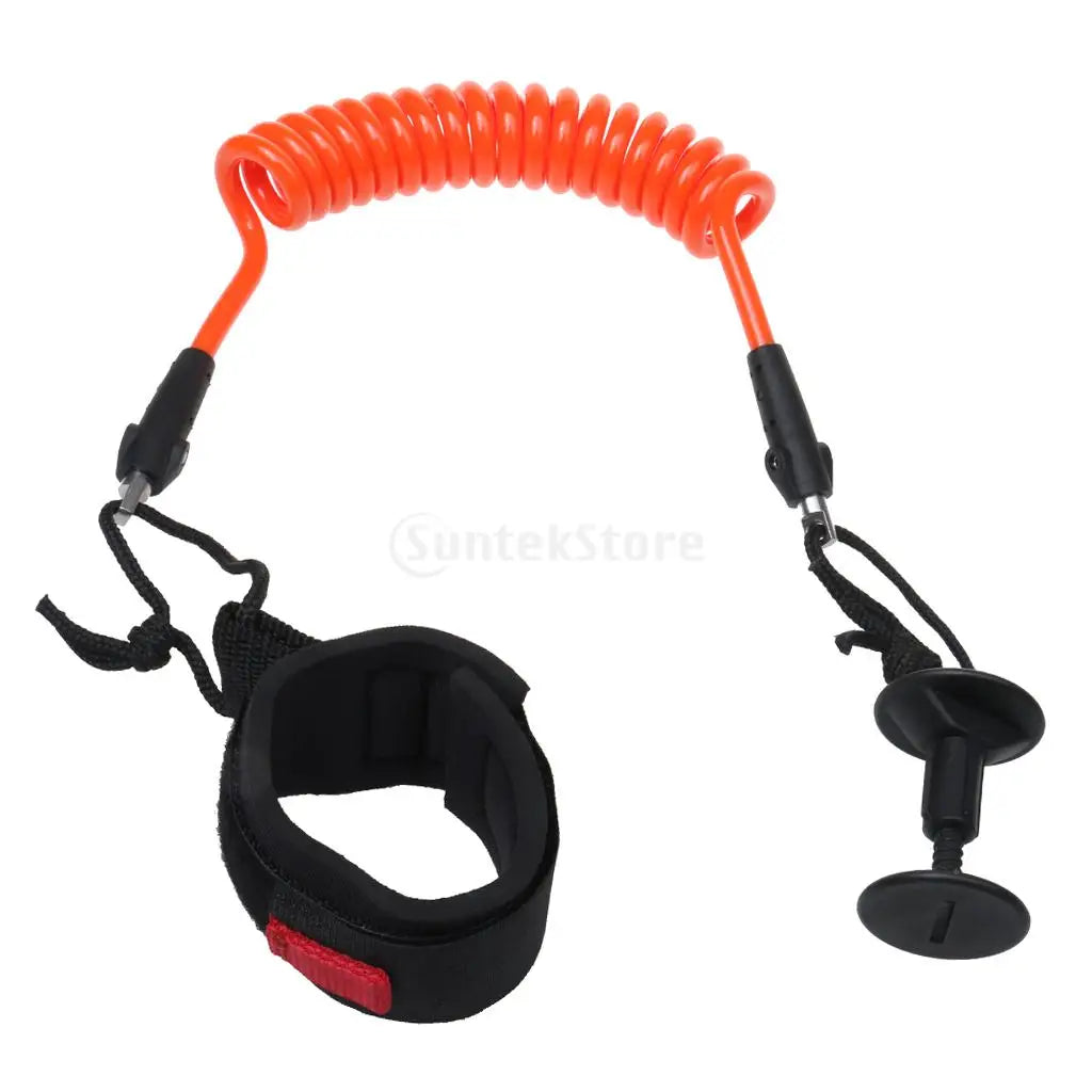 1Pcs TPU Bodyboard Coiled Wrist Leash Surf Board