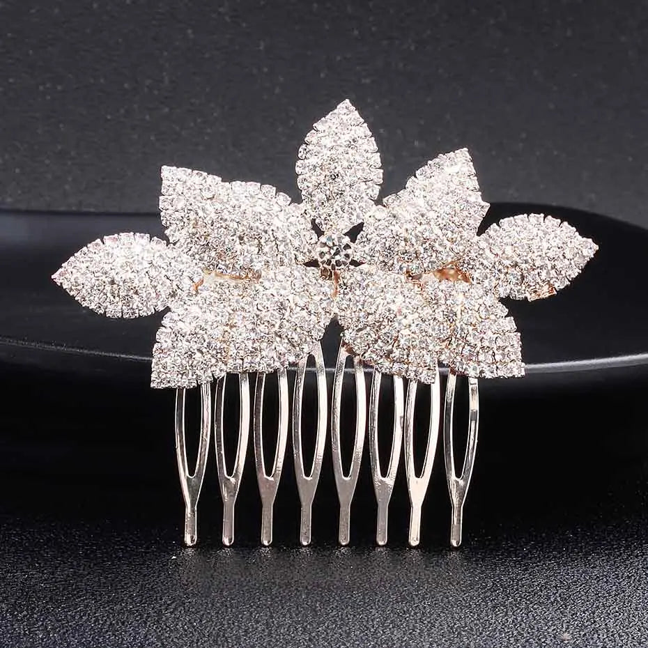 Miallo Full Austrian Crystal Hair Combs Fashion Wedding