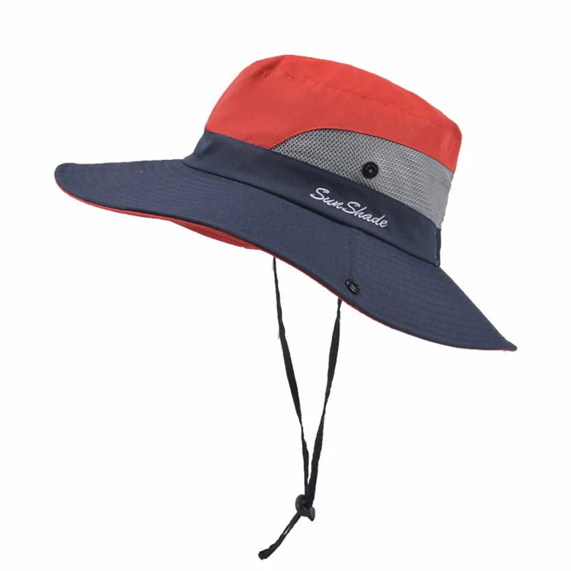Parent-child Unisex Summer Foldable Sun Fisherman Hat Men
