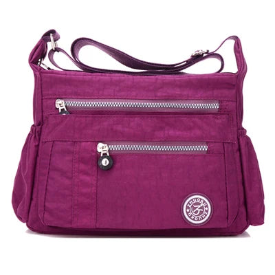 Luxury Women Messenger Bag Waterproof Nylon Shoulder Bags