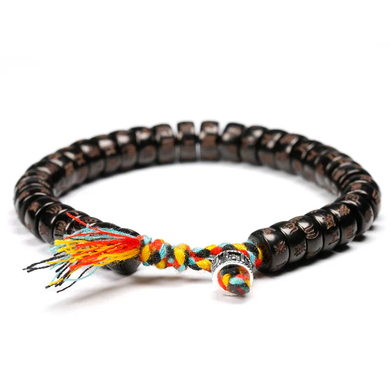 Tibetan buddhist Hand Braided Cotton thread Bracelet Women