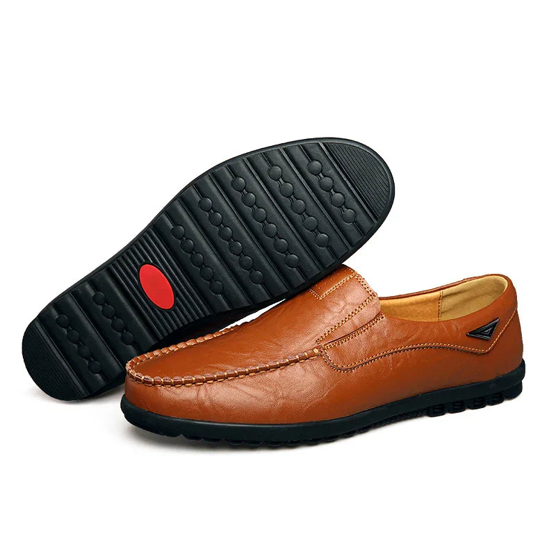 Leather Men Casual Shoes Men's Loafers Moccasins Breathable