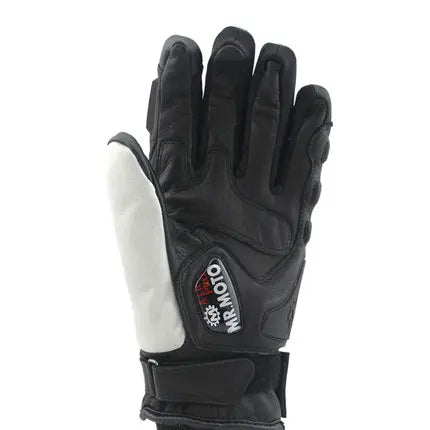 Motorbike Heat Gloves Worm Gear M,L,Xl,XXL Black Red Racing Leather Winter Scooter Long Snowmobiles Gloves Motocycle Men
