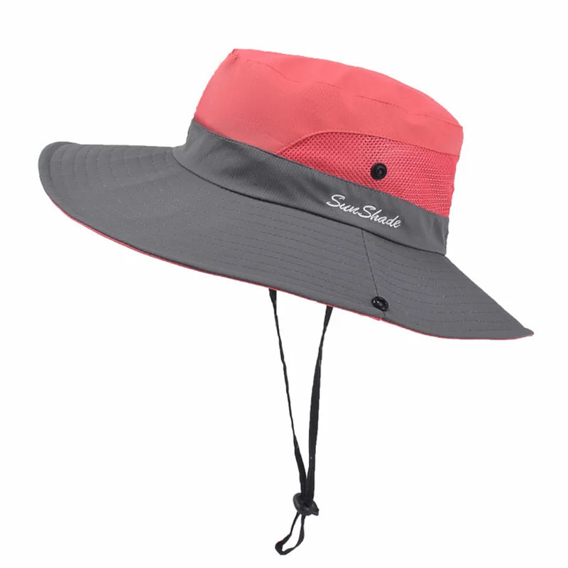 Parent-child Unisex Summer Foldable Sun Fisherman Hat Men