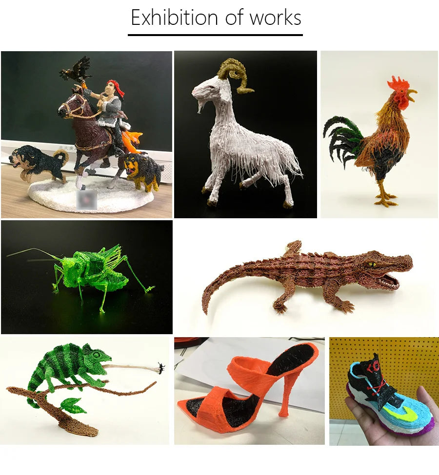 Creative 3D Printing Pen With Adjustable Speed and