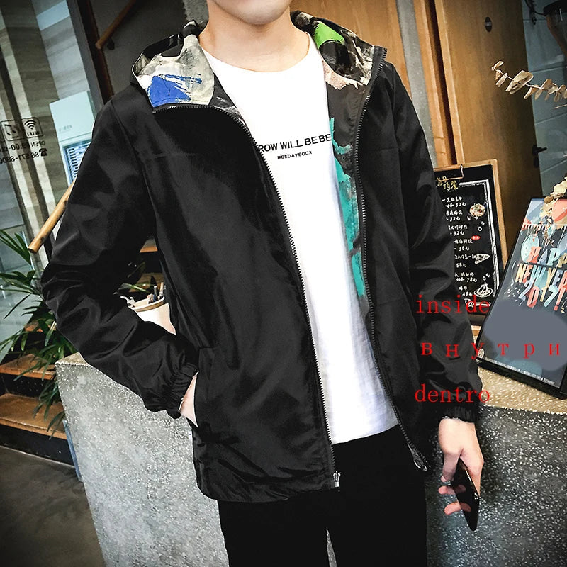 Windbreaker Jackets Men 2020 Causal Men Zipper Lightweight