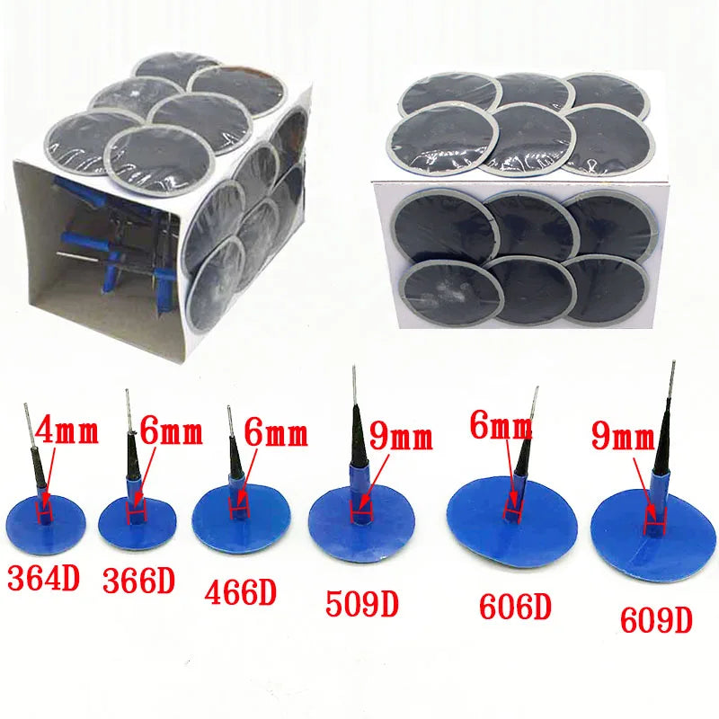 24pcs/boxof mushroom nail-tyre film tyre cold patch film