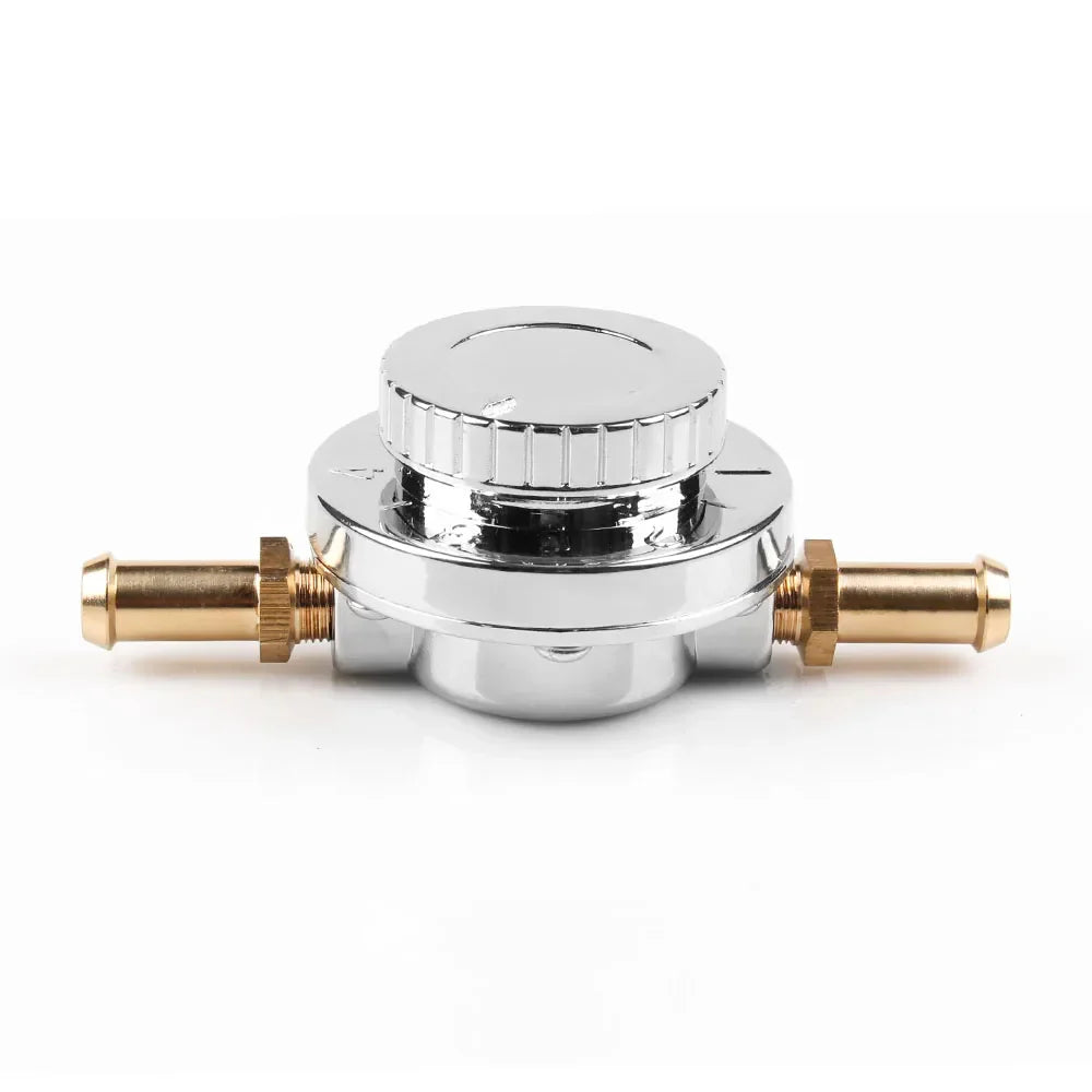Silver 8mm & 10mm Manual Adjustable Fuel Pressure