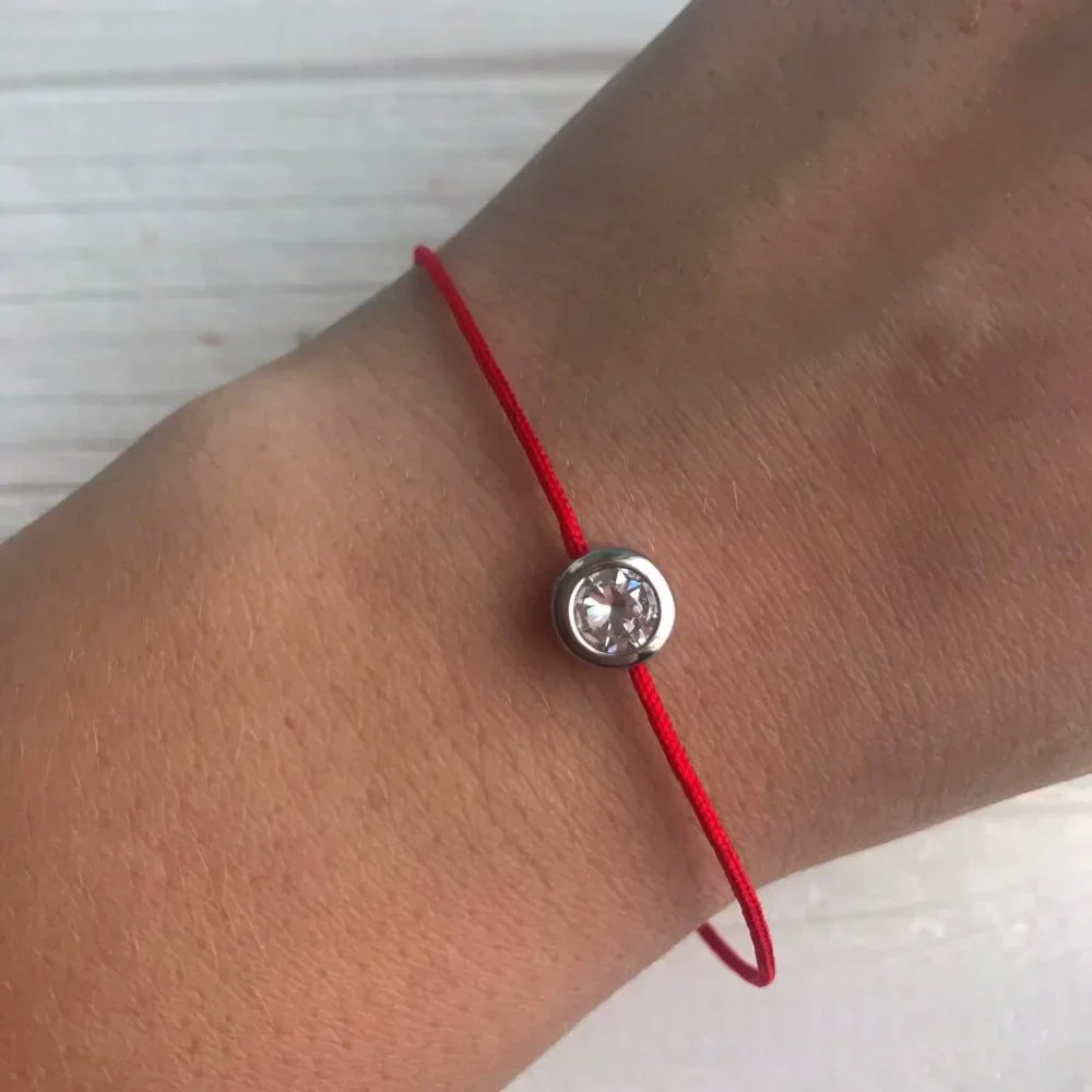 Red String Bracelet Meaning With Zircon 925 Sterling