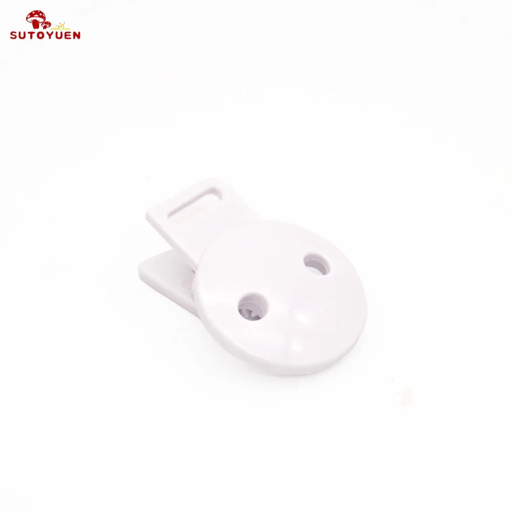 Sutoyuen 20pcs Round Head Pacifier Clip Soother Holder