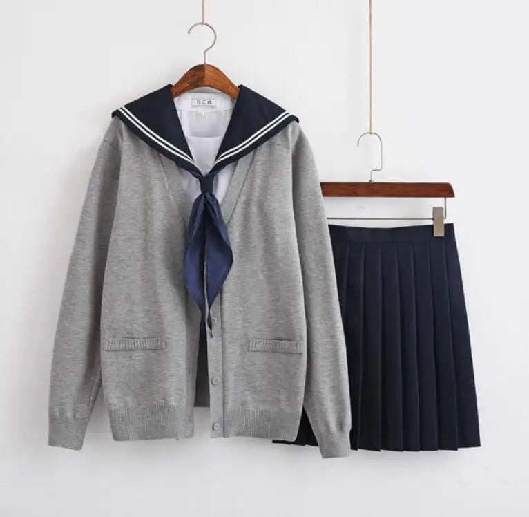 JapaneseKorean Sailor Suit Cosplay Costumes School Uniforms Cute