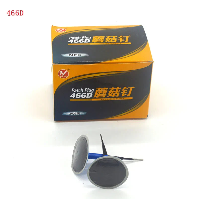 24pcs/boxof mushroom nail-tyre film tyre cold patch film