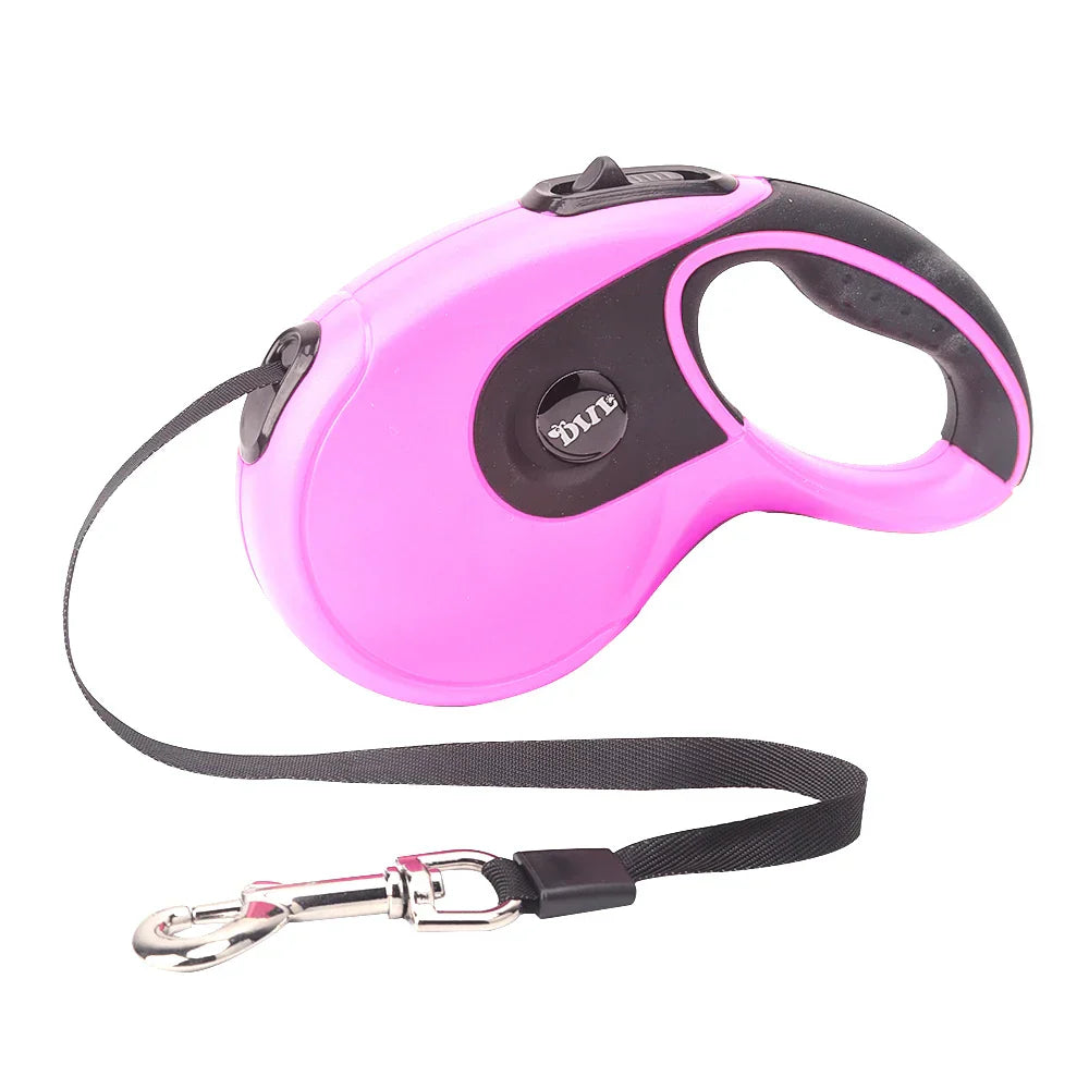 5M Retractable Dog Leashes with poop bag Dispenser