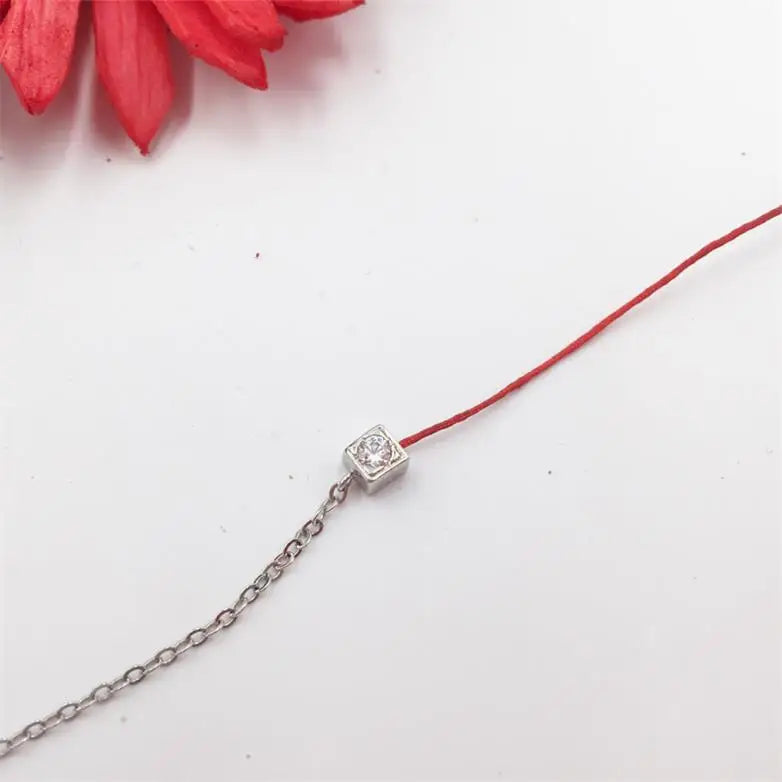 Red String Bracelet Meaning With Zircon 925 Sterling