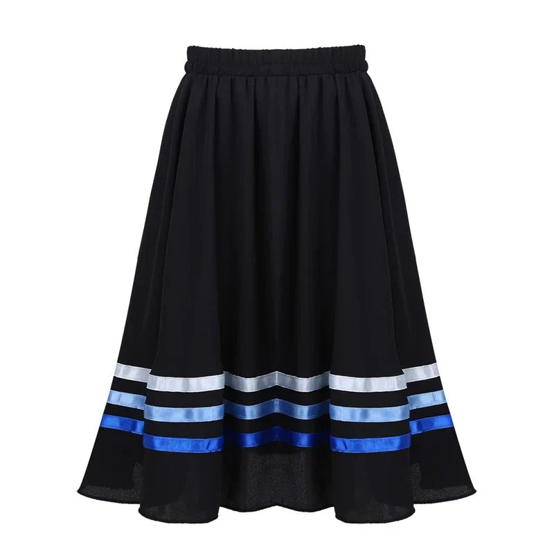 Ballet character skirt Teen Girls High Waist Long