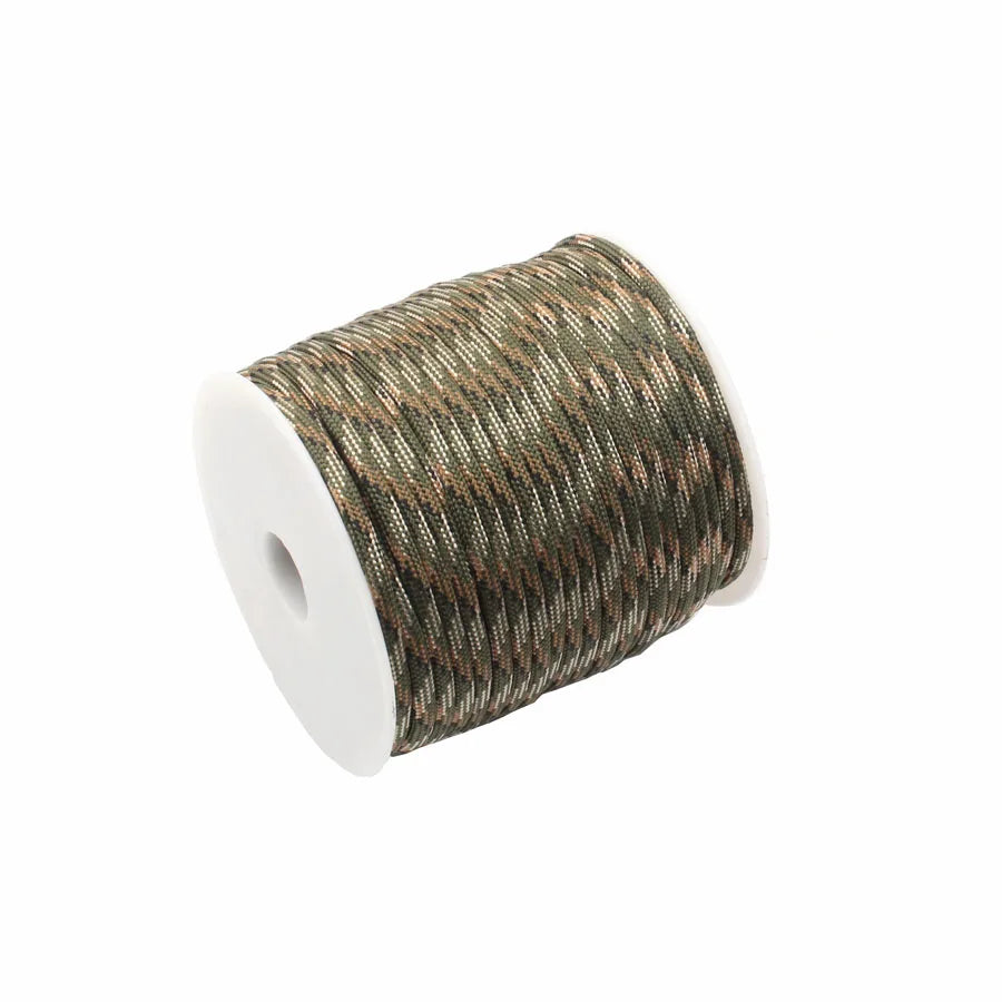CAMPINGSKY Paracord 550 4mm Rope 100FT Survival Parachute
