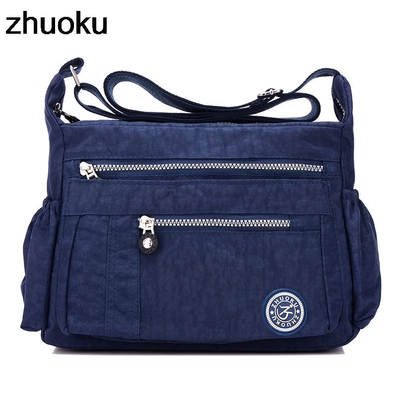 Luxury Women Messenger Bag Waterproof Nylon Shoulder Bags