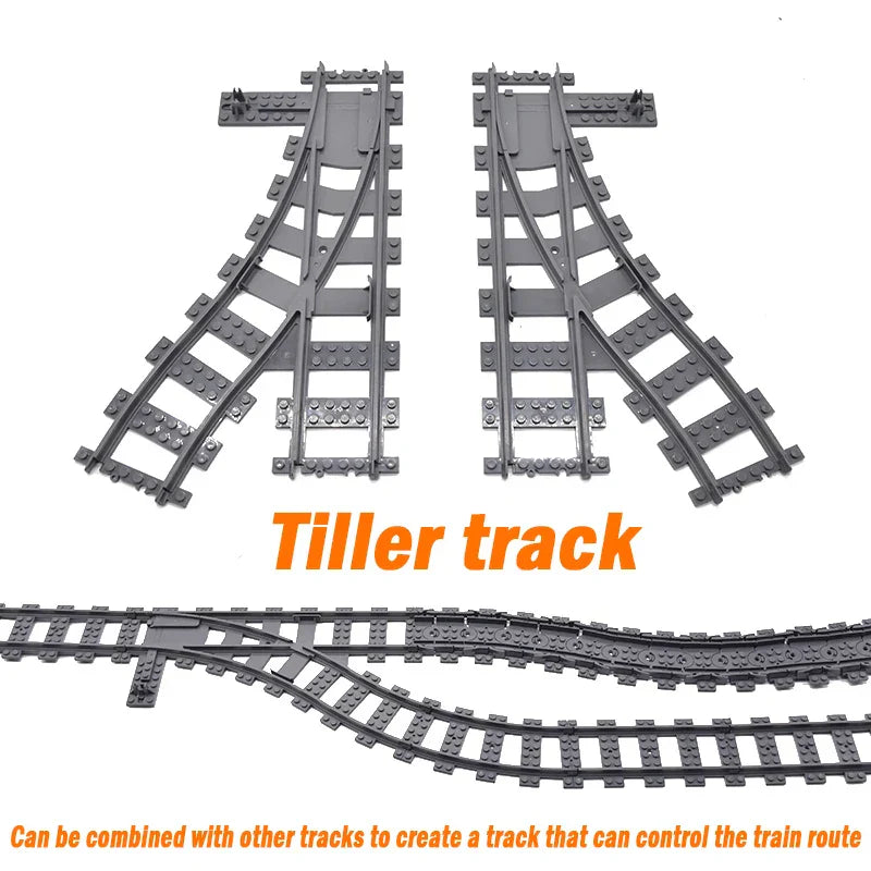 MOC Railway Track Train Tracks Straight Curved Soft