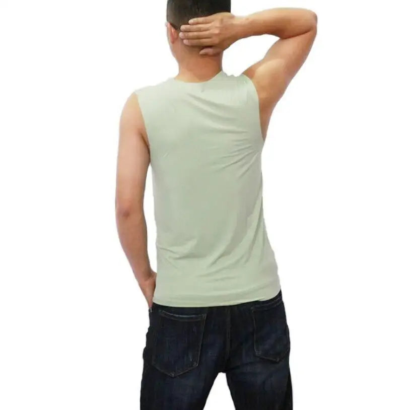 Summer Men Vest No trace of ice silk