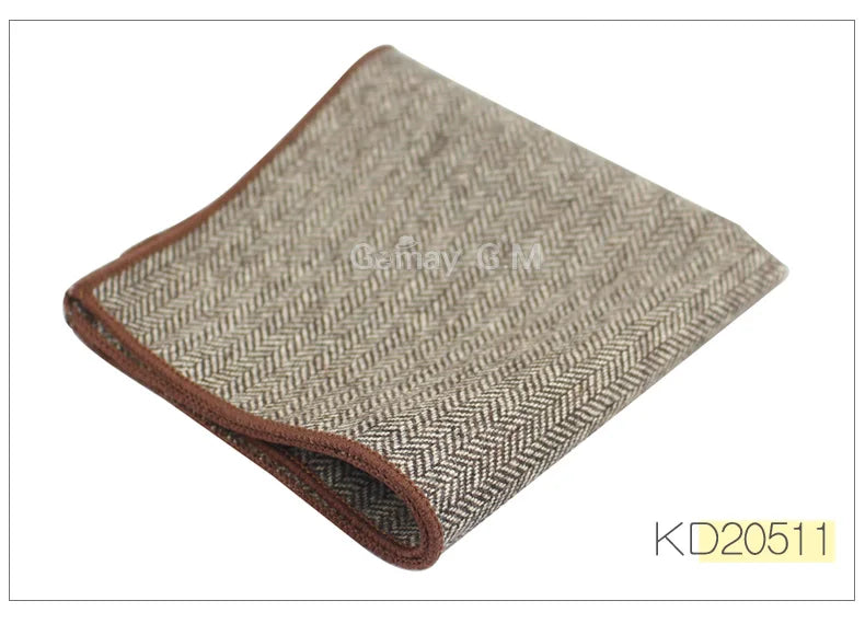 High Quality Hankerchief Scarves Business Suit Hankies Wool
