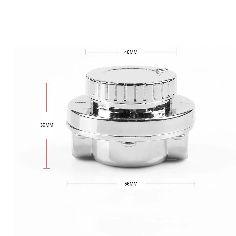 Silver 8mm & 10mm Manual Adjustable Fuel Pressure
