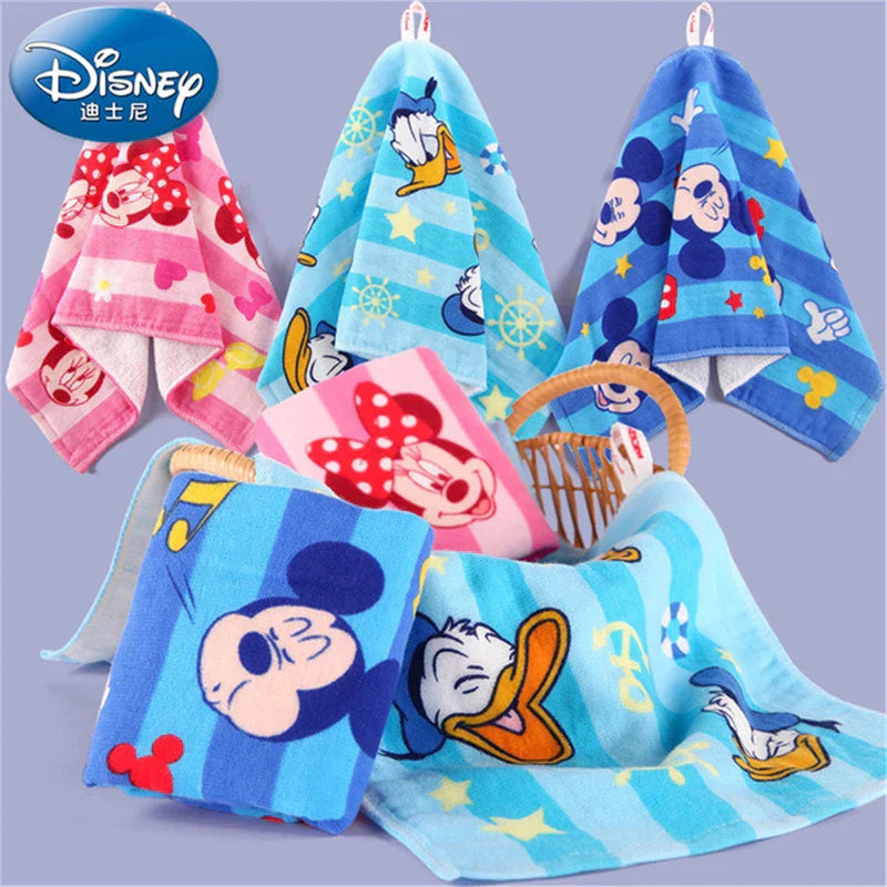 Mickey Mouse Candy Color Princess Printed Cotton Gauze